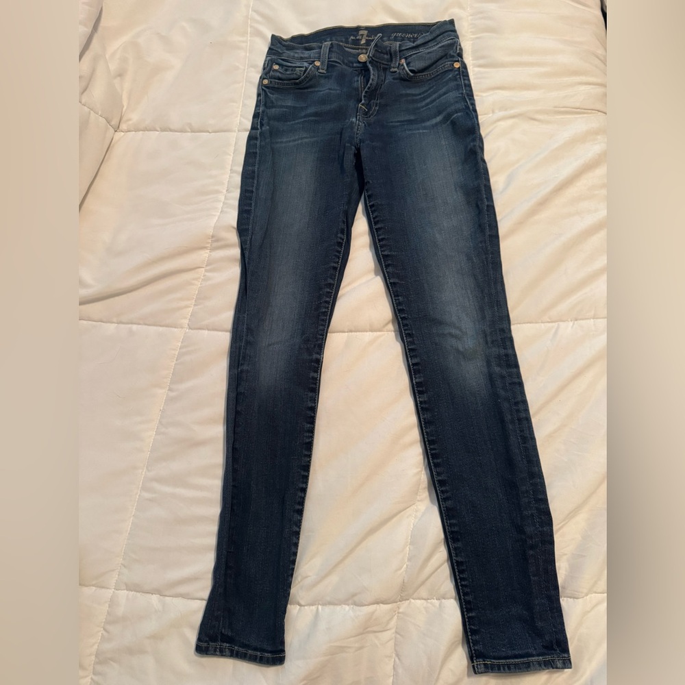 7 For All Man Kind Skinny Jeans